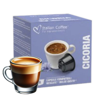 Cafea de Cicoare, 64 capsule compatibile Dolce Gusto, Italian Coffee foto