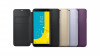 Husa originala Wallet Cover Samsung Galaxy J6 2018 J600 si stylus, Alt model telefon Samsung, Auriu, Mov, Negru, Silicon