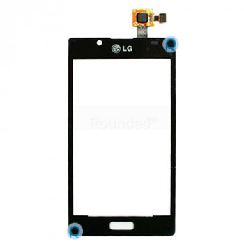 LG P700 Optimus L7 display touchscreen, digitizer touchpanel piesa de schimb neagra TOUCHSCR foto