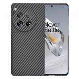 Husa pentru OnePlus 12, Techsuit, Carbonite FiberShell, Neagra