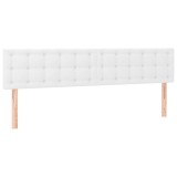 Cumpara ieftin Tablii de pat, alb, 160x5x78/88 cm, piele ecologica