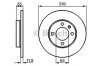 Disc frana VW VENTO (1H2) (1991 - 1998) BOSCH 0 986 478 011
