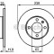 Disc frana VW GOLF III (1H1) (1991 - 1998) BOSCH 0 986 478 011