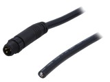 Conector M8 1m 4 Pin Drept Cu Manșon și Cabluri