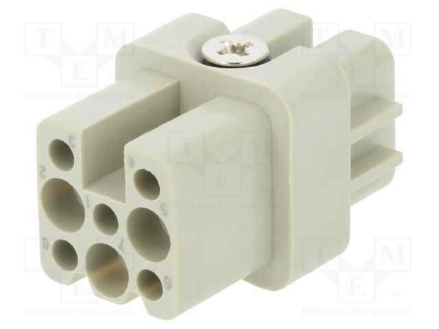 Conector TE Connectivity HDC mamă HD 8 PIN 1 fără contacte 10A