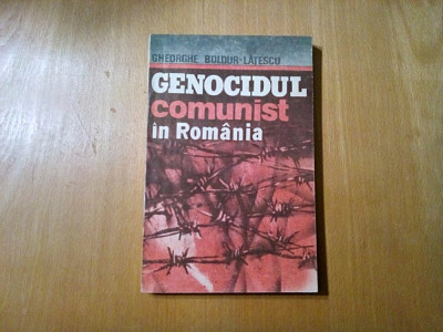 GENOCIDUL COMUNIST IN ROMANIA Vol.1- Gh. Boldur-Latescu (autograf) - 1992, 219p foto