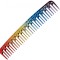 Pieptene de coafat profesional drept pentru pieptenirea părului, colorat &icirc;n mai multe culori COMB-01