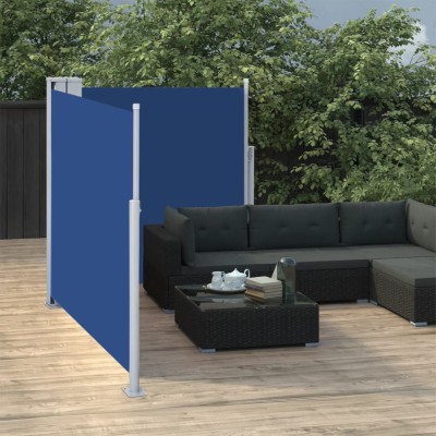 Gossi copertina laterala retractabila, albastru, 100 x 600 cm foto