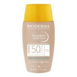 Cumpara ieftin Fluid Photoderm Nude Touch, SPF50+, Nuanta aurie, 40 ml, Bioderma