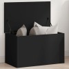 VidaXL Cutie de depozitare, negru, 60x35x35 cm, lemn prelucrat