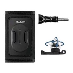 Prindere pentru bretea rucsac cu j-hook fixa si 360 Telesin pentru camere actiune GP-BPM-005