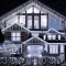 Instalatie Craciun Turturi cu Flash 40m, 960 Led-uri, Rezistent Apa, Perdea, Franjuri, Exterior Interior, Interconectabila, Fir Alb gros, Alb rece