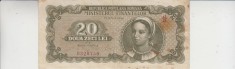 B12 - Bancnota Romania - 20 lei - emisiune 1950