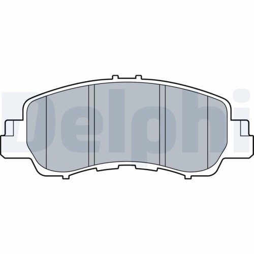 Set placute frana fata DELPHI, Mitsubishi Eclipse Cross (Gk ), 10.2017-, Fata; puntea fata
