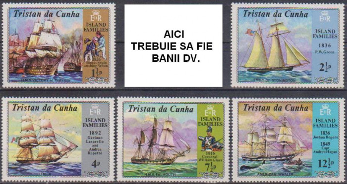 TRISTAN DA CUHNA - 1971 - CORABII