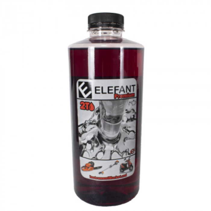 Ulei pentru motoare 2T Elefant, 1000 ml, 30 ml/l