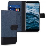 Husa pentru Huawei Y6 (2018), Textil, Albastru, 44880.03, Kwmobile