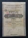 Titlu / obligatiune de 500 lei 1905 , datoria publică a Romaniei , actiuni