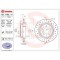 Set discuri frana Volvo S60 1 (384), S80 1 (184), V70 2 (285), Xc70 1 Cross Country (295), punte spate, 288x12, plin perforat, BREMBO