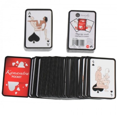 SECRETPLAY - POCKET KAMASUTRA PLAYING CARDS (ES/EN/PT/IT/FR/DE) foto