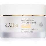 d'Alba Vita Toning Capsule Cream crema puternic hidratanta pentru o piele mai luminoasa 55 g