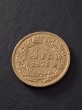 1/2 franc 1971 elvetia