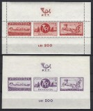 Romania 1944 - Lp 159 - Asistenta P.T.T. - colite ( dantelata + nedantelata) - MNH***, Nestampilat