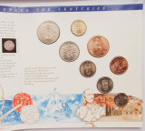 M01 Marea Britanie UK Anglia set monetarie 8 monede 1966-1967 UNC