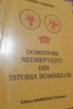 DOMNITORI NEDREPTATITI DIN ISTORIA ROMANILOR TIBERIU CIOBANU