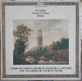 Disc vinil, LP. Utrecht Te Deum. Jubilate-Handel, Choir Of Christ Church Cathedral, Oxford, The Academy Of Ancie