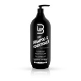 Cumpara ieftin Sampon pentru par - L3VEL3 - KERATIN INFUSED - 2 in 1 - 1000 ml