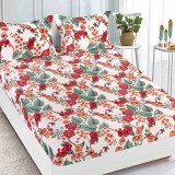 Cumpara ieftin Cearsaf de pat Cocolino cu elastic si 2 fete de perna Nicole 180x200cm