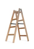 Scara pliabila din lemn Strend Pro PROFI, 4 trepte, 1,24 m, 150 kg