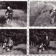 HST P477 Lot 4 poze motocicletă România 1966