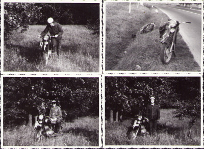 HST P477 Lot 4 poze motocicletă Rom&amp;acirc;nia 1966 foto