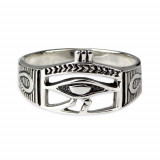 Inel argint Ochiul lui Horus R894 (Marime inele - EU: 56 - diametru 17.9 mm)
