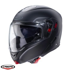 Casca modulabila pentru scuter - motocicleta (flip-up) Caberg model Horus X negru mat Pinlock ready &ndash; lentila Pinlock inclusa XS (53/54cm)