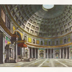 FA33-Carte Postala-ITALIA - Roma, Interno del Pantheon, necirculata