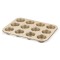 Tava de copt pentru 12 briose ZASS Gourmet, ZG-BW 01 culoare Bronz ProDesign DailyAppliances