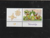 Slovenia 2007 - Europa CEPT, Cercetasi , dantelate, tabs MNH,Mi.644, cota 5,5