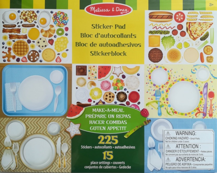 Abtibilduri alimentele melissa and doug