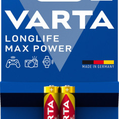 Baterie alcalina R3 (AAA) 2 buc/blister Longlife Max Power Varta