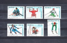 A12 S5 5 - Timbre foarte vechi - Guineea Bissau - sporturi de iarna