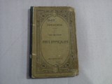 LES QUATRE PHILIPPIQUES - DEMOSTHENE - Paris, 1890