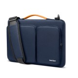 Geanta laptop 13 inch, tomtoc defender, navy blue