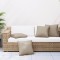 Gossi perne de canapea, 4 buc., taupe, 60x60 cm, textil