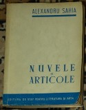 Alexandru Sahia - Nuvele si articole (1951)