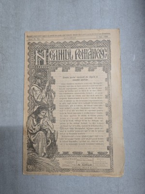 Neamul rom&amp;acirc;nesc nr 53/04.05.1908 - Director N. Iorga foto