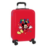 Troler cabina avion Mickey Mouse, 55cm, baieti, Jad, ABS+PC, 20L