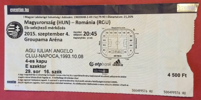 Bilet meci fotbal UNGARIA - ROMANIA (04.09.2015) foto